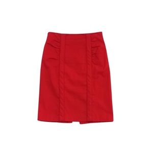 Nanette Lepor Twill Ruched Skirt